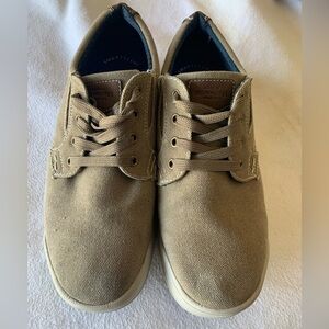 Nunn Bush Smart Scent Mens Slip On Lace Up Shoes Size 8M Tan Casual Comfy